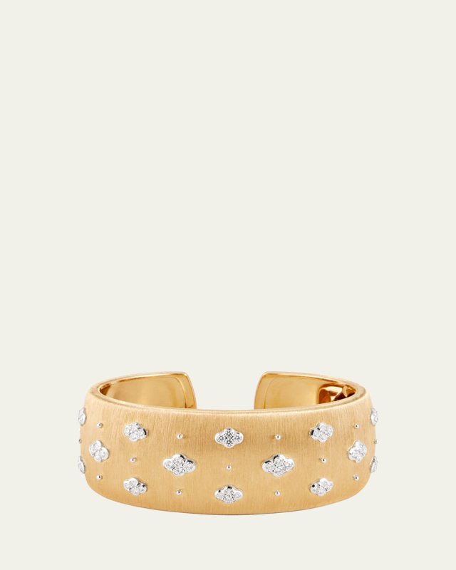 Macri AB 18k Yellow Gold Diamond Cuff